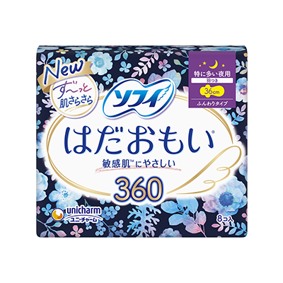 ソフィ はだおもい 特に多い夜 36cm 羽つき 8コ入