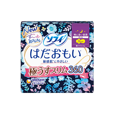 ソフィ はだおもい 極うすスリム 360 羽つき 10コ入