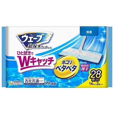 ウェーブ フロア用ウェットシート 無香 28枚入り