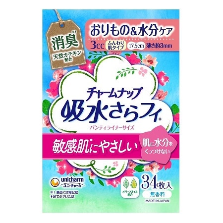 チャ−ムナップ ふんわり肌 3cc 34枚