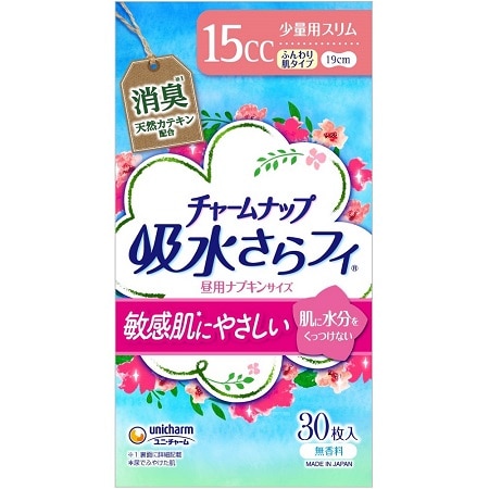 チャ−ムナップ ふんわり肌 15cc 30枚