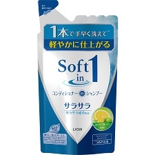 ソフトインワン シャンプー サラサラ つめかえ用 380ml