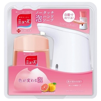 ミューズ ノータッチ泡ハンドソープ 本体+グレープフルーツ 250ml