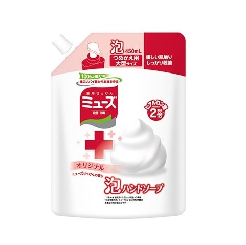 薬用せっけんミューズ 泡ハンドソープ オリジナル つめかえ用 大型サイズ 450ml
