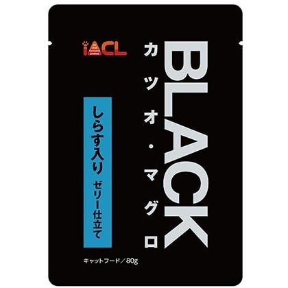 【販売終了しました】BLACK カツオ・マグロ しらす入り ゼリー仕立て 80g