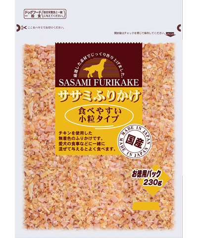 ササミふりかけ 食べやすい小粒タイプ 230g