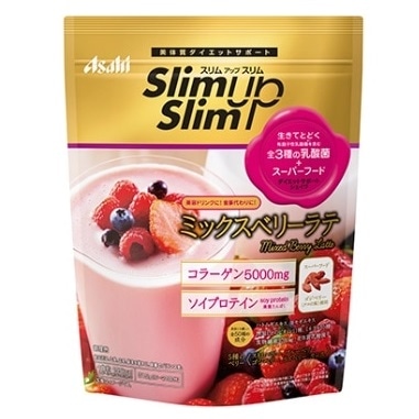 スリムアップスリム 全3種の乳酸菌+スーパーフード ミックスベリーラテ 315g