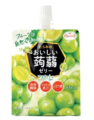 たらみ おいしい蒟蒻ゼリー マスカット味 150g