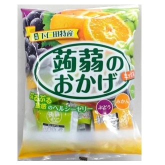 蒟蒻のおかげ ミックス27個(ぶどう・みかん・マスカット)