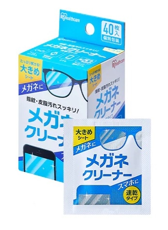 【お取り寄せ】メガネクリーナー 速乾タイプ 40枚