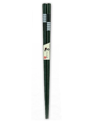 抗菌食洗箸 水玉格子 22.5cm