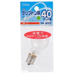 【お取り寄せ】クリプトン球 40W ホワイト