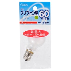 クリプトン球 60W ホワイト