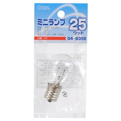 ミニランプ 25W クリア