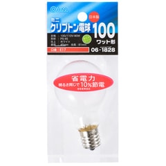 ミニクリプトン電球 100W ホワイト