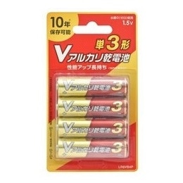 Vアルカリ乾電池 単3 4本