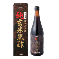 オリヒロ 純玄米黒酢 720ml