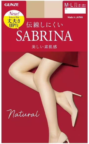 サブリナ ナチュラルストッキング M−L ブラック