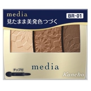 メディア グラデカラーアイシャドウN BR−01