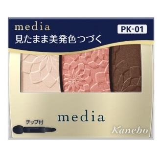 メディア グラデカラーアイシャドウN PK−01