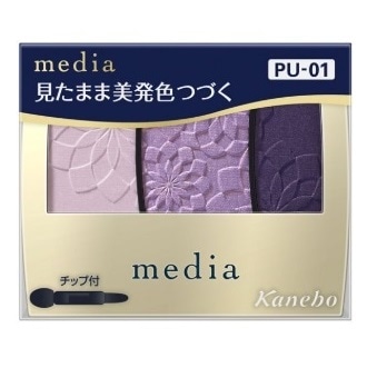 メディア グラデカラーアイシャドウN PU−01
