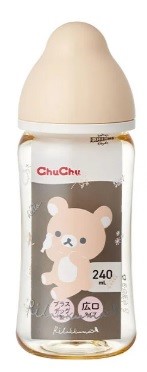 【お取り寄せ】チュチュ マルチフィット広口タイプ プラスティック製哺乳びん 240ml