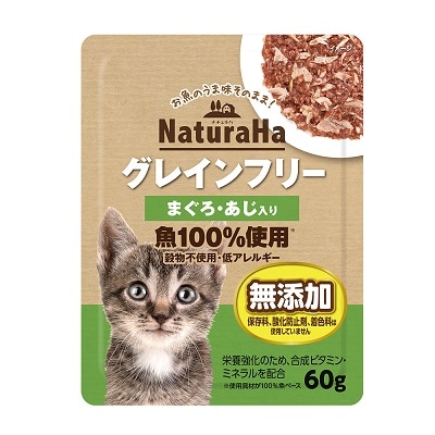 【お取り寄せ】ナチュラハ グレインフリー まぐろあじ 60g