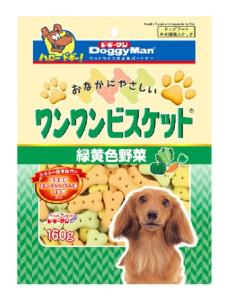 【お取り寄せ】ワンワンビスケット 緑黄色野菜 160g