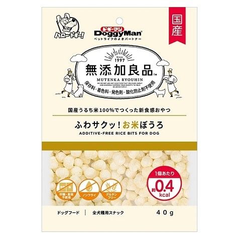 無添加良品 ふわサクッ!お米ぼうろ 40g