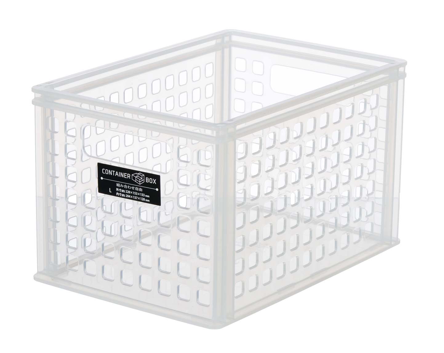 コンテナBOX L クリア