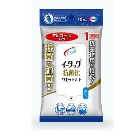 【お取り寄せ】イータック抗菌化ウエットシート アルコールタイプ 10枚