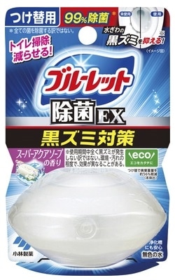 液体ブルーレットおくだけ除菌EX つけかえ用 スーパーアクアソープの香り 67ml