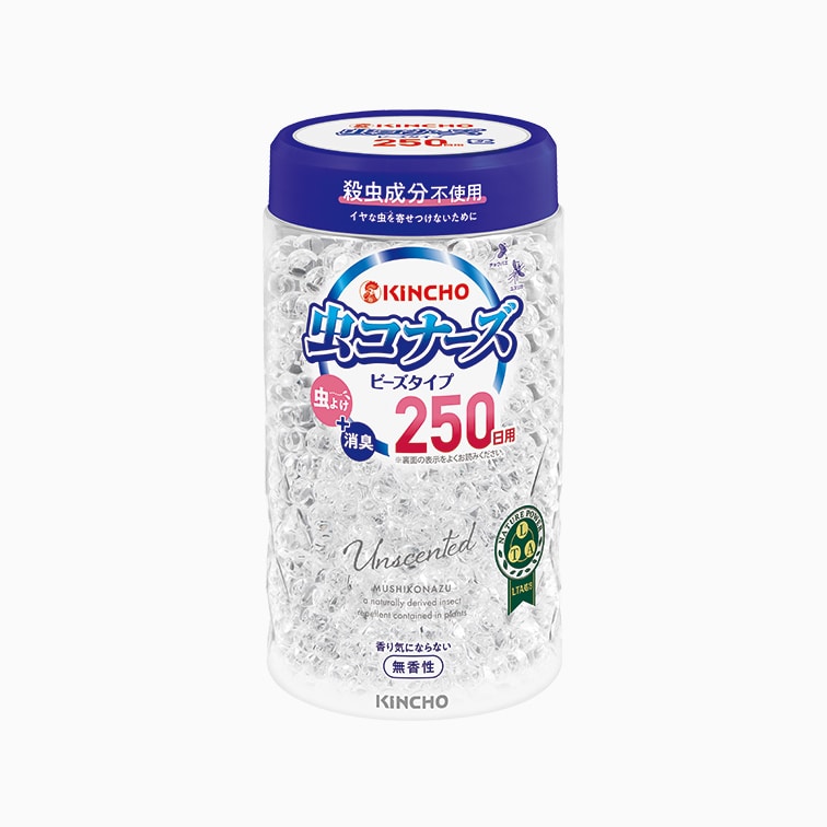 虫コナーズ ビーズ スリムタイプ 250日 無香性 360g