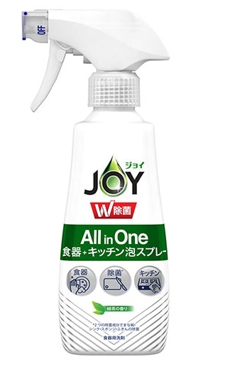 【お取り寄せ】ジョイ W除菌 泡スプレー 緑茶の香り 本体 275ml