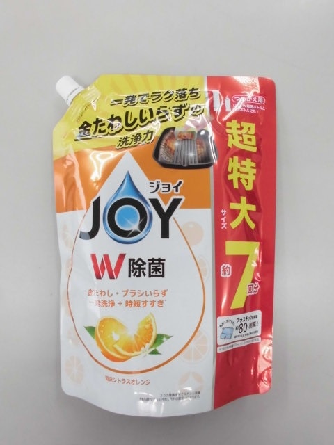 除菌ジョイコンパクト シトラスオレンジ つめかえ 超特大 930ml