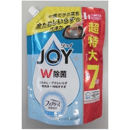 除菌ジョイコンパクト W消臭フレッシュクリーン つめかえ用 超特大 930ml