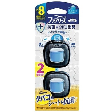 ファブリーズ イージークリップ 抗菌エキスパート クリーンオーシャンブリーズ タバコ用 2.5ml 2個セット