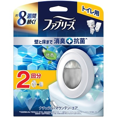 ファブリーズ トイレ用 消臭+抗菌 ナチュラル・マウンテン・エア 本体+替 12.6ml