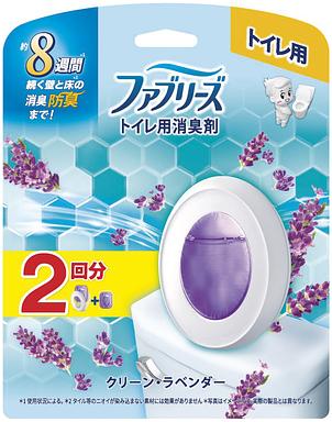 【お取り寄せ】ファブリーズ トイレ用消臭剤 クリーン・ラベンダー 本体+つめかえ1個パック 12.6ml