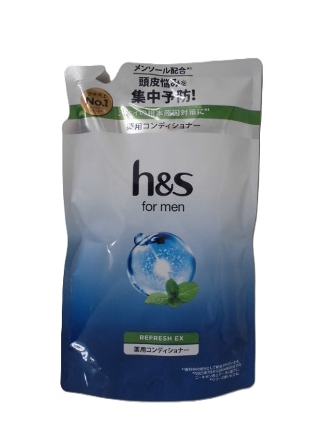 h&s フォーメン リフレッシュ コンディショナー つめかえ用 300g