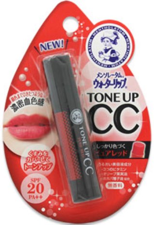 【お取り寄せ】メンソレータム ウォーターリップ トーンアップCC ピュアレッド