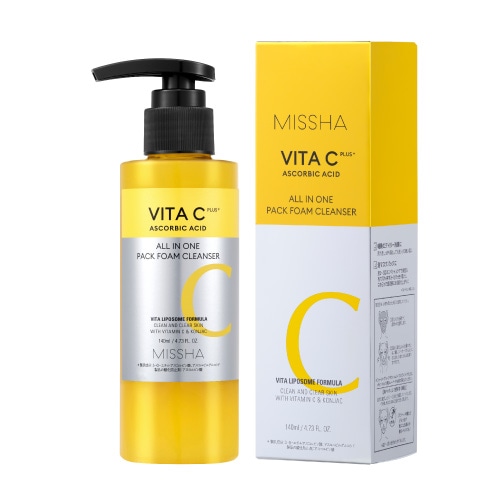 ミシャ ビタシープラス泡マスク洗顔 140ml